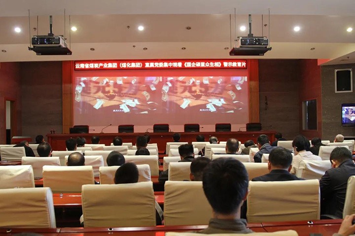 云煤（创世大发）集团直属党委组织寓目《国企硕鼠众生相》警示教育片