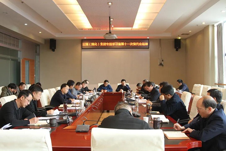 云煤（创世大发）集团党委转达学习中国共产党云南省第十一次代表大会精神