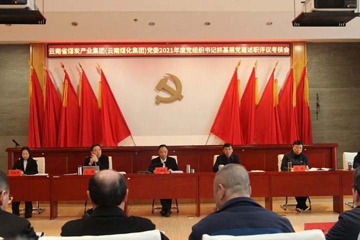云煤（创世大发）集团党委召开2021年度所属党组织书记抓下层党建述职评议审核会