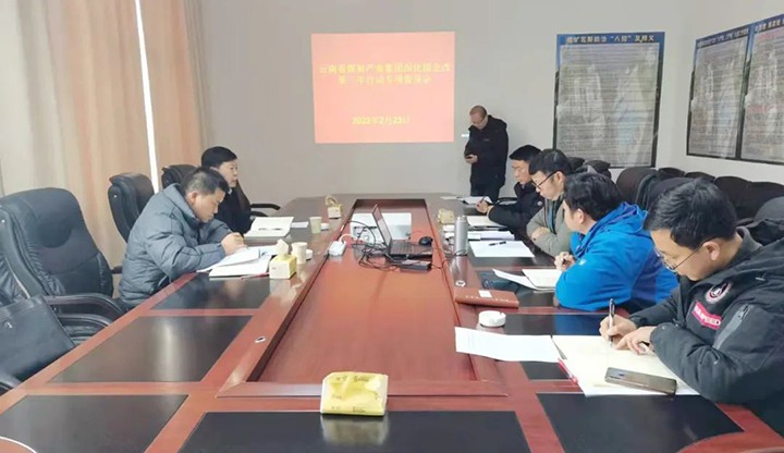 云煤（创世大发）集团督导调研组到罗平东城公司督导调研