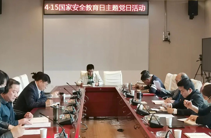 云煤（创世大发）集团直属党委纪委财务审计党支部开展“2022年全民国家清静教育日”主题党日活动