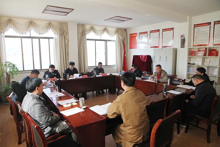 云煤（创世大发）集团指导组一行到后所煤矿公司指导年度民主生涯会
