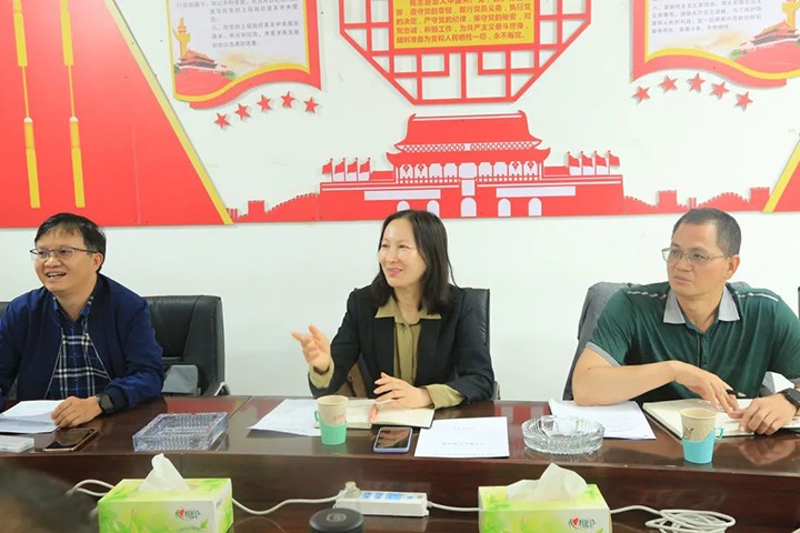 【主题教育】云煤（创世大发）集团党委委员、财务总监莫晓丹一行到东源恒鼎公司开展主题教育调研