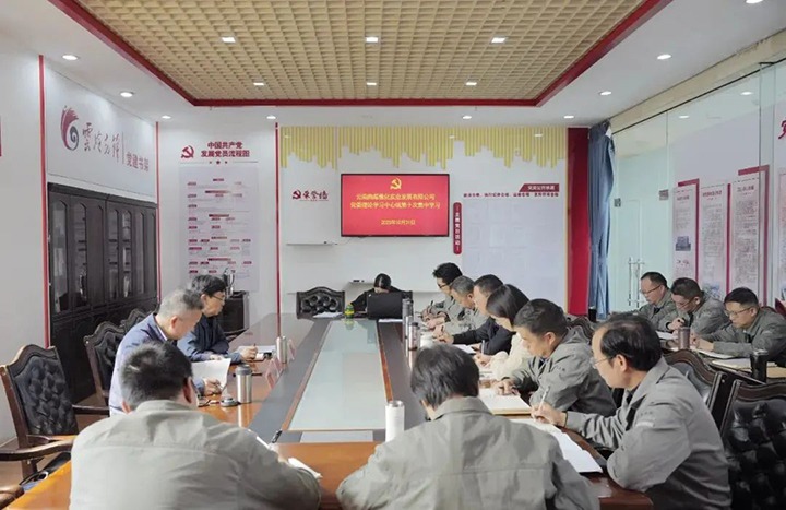 【聚焦云煤】云煤（创世大发）集团党委副书记、副董事长、总司理高建嵩到曲煤焦化公司列席指导党委理论学习中心组学习钻研会