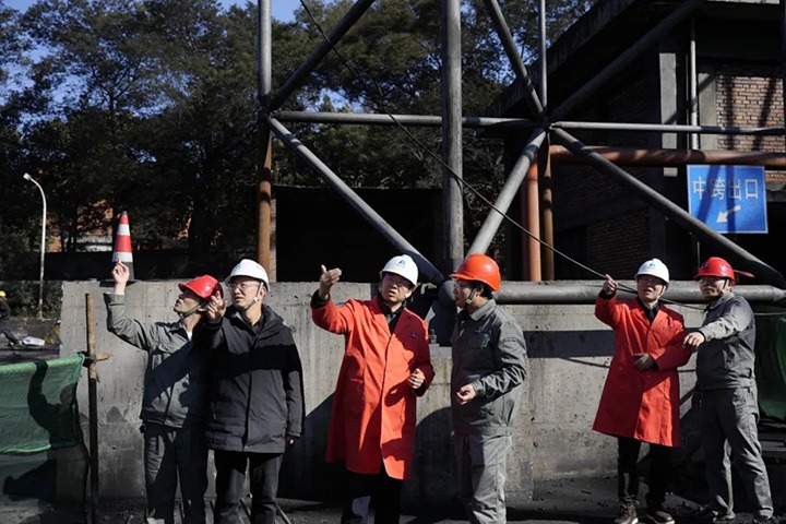【聚焦云煤】云煤（创世大发）集团党委副书记、副董事长、总司理高建嵩一行到曲煤焦化公司开展调研