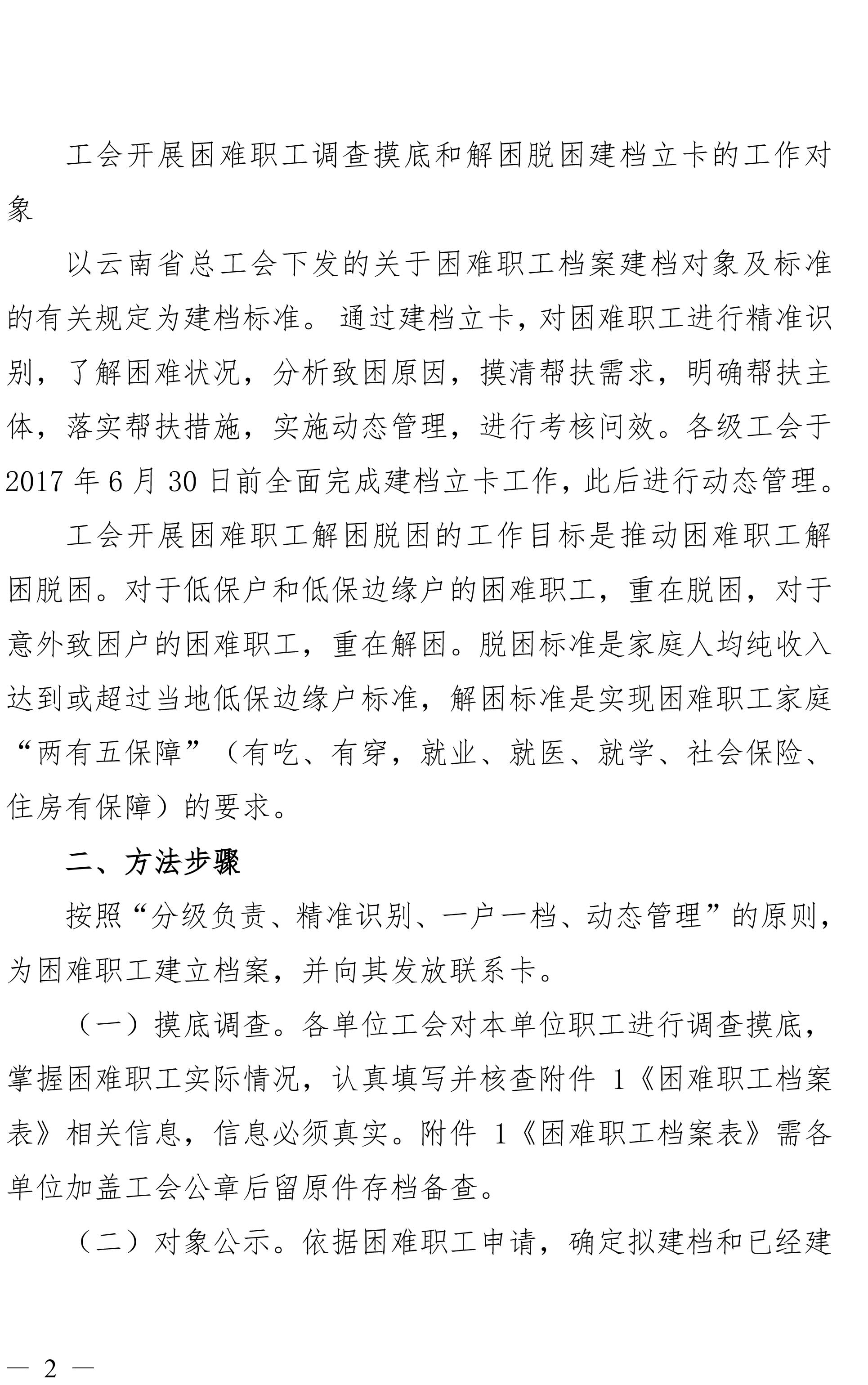 云南创世大发集团工会关于做好难题职工视察摸底及解困脱困建档立卡事情的通知-2.jpg